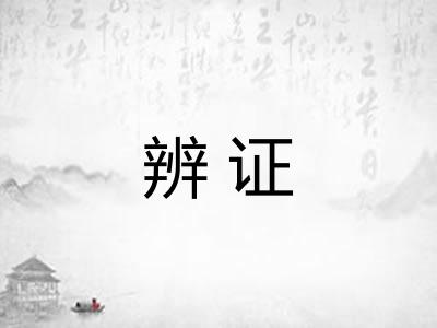 辨证