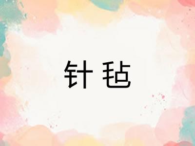 针毡
