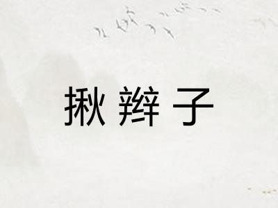 揪辫子
