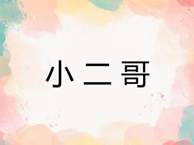 小二哥