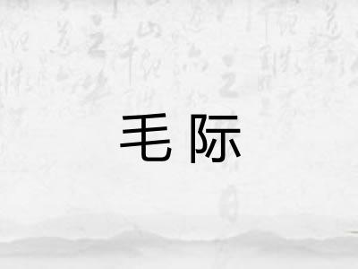 毛际