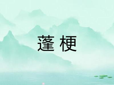 蓬梗