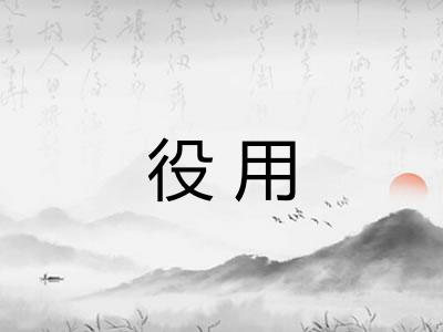 役用