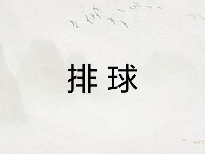 排球