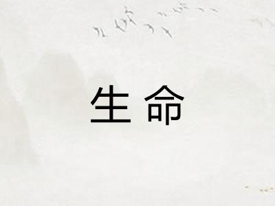 生命