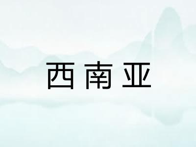西南亚