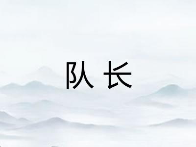 队长