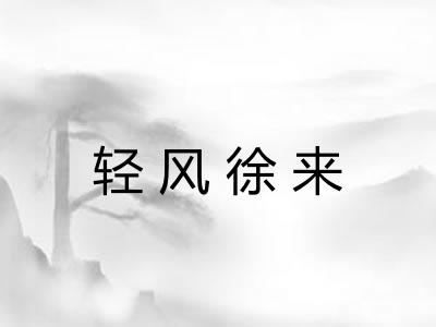 轻风徐来