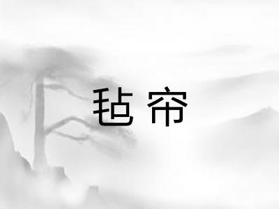 毡帘