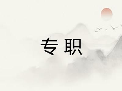 专职