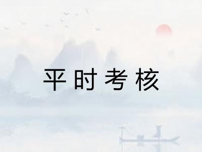 平时考核