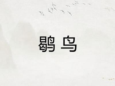 鹖鸟