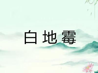 白地霉