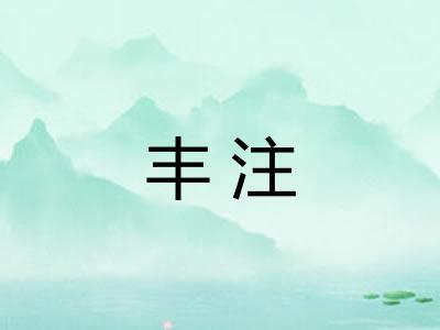 丰注