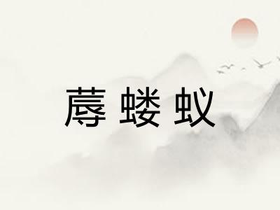 蓐蝼蚁