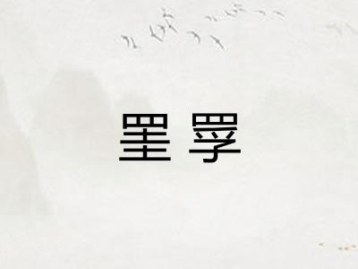 罣罦