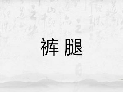 裤腿