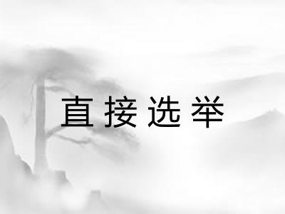 直接选举