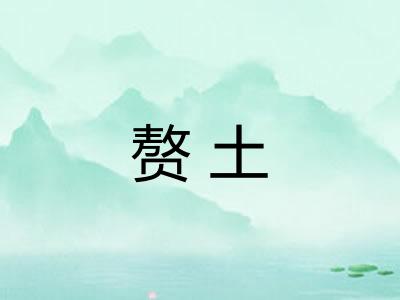 赘土