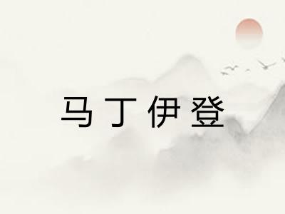 马丁伊登
