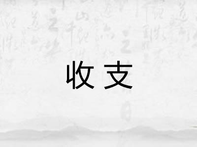 收支