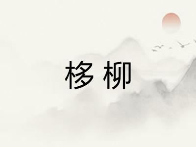 栘柳