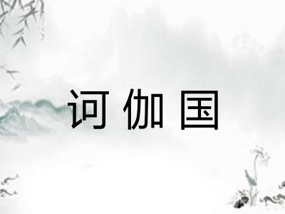 诃伽国