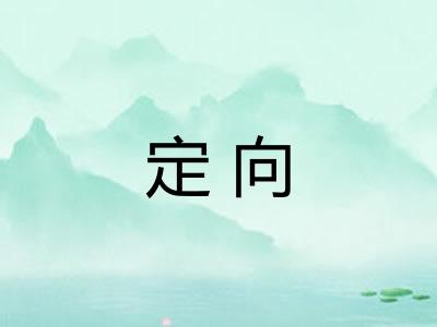 定向