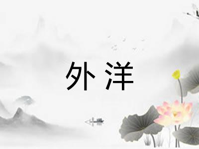 外洋