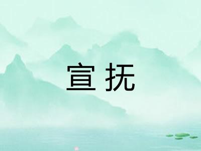 宣抚