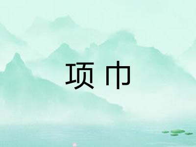 项巾