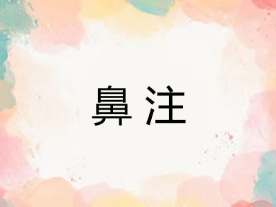 鼻注