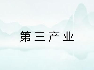 第三产业