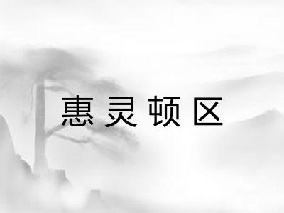惠灵顿区