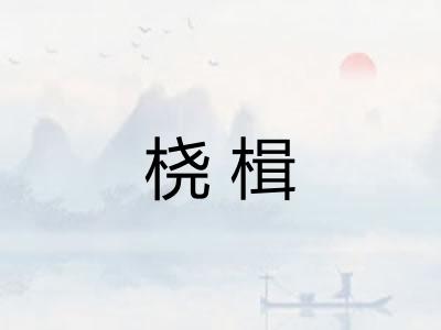 桡楫