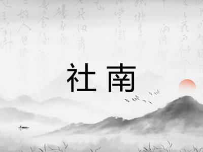 社南