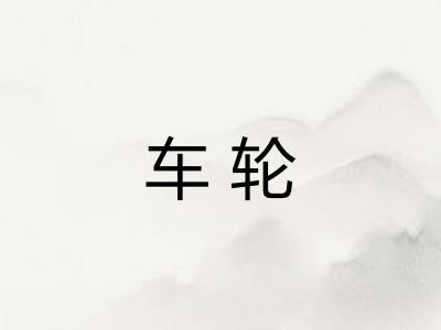 车轮