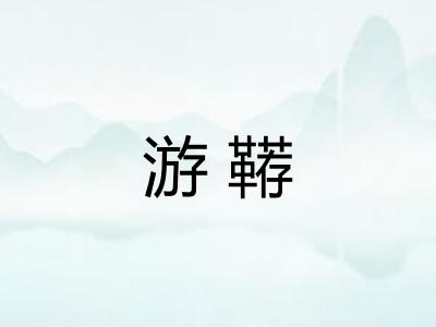 游鞯