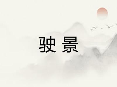 驶景