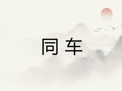 同车