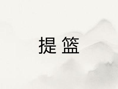 提篮
