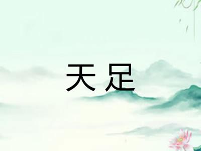 天足