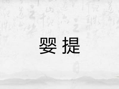 婴提