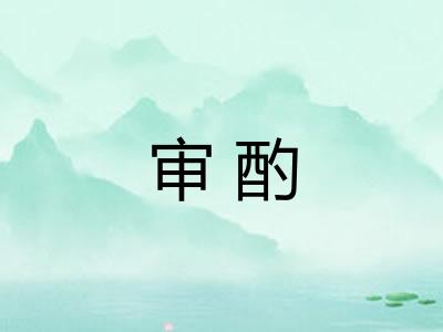 审酌