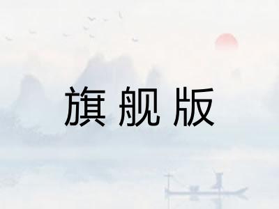 旗舰版