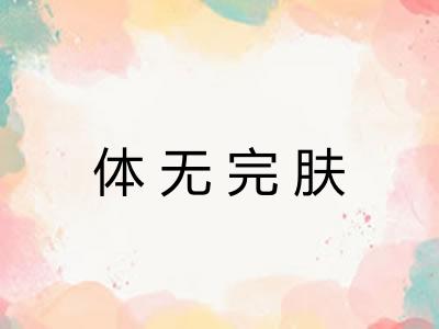 体无完肤