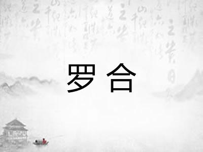 罗合