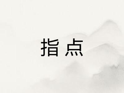 指点