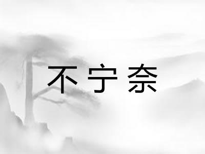 不宁奈