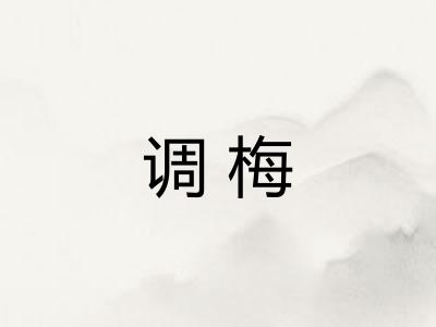 调梅